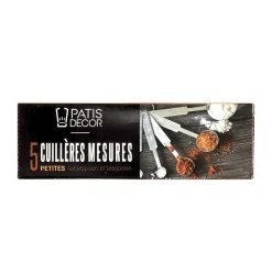 Discount Cerf Dellier Petites cuillères à mesure inox assorties (x5)