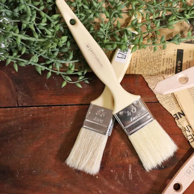 Discount Cerf Dellier Pinceau plat soie manche plastique 35 mm