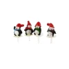 Hot Cerf Dellier Pingouins assortis sur pique (x30)