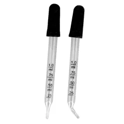 Clearance Cerf Dellier Pipettes graduées en verre (x2)