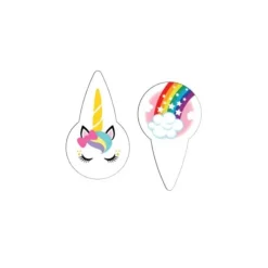 Sale Cerf Dellier Piques Licornes azyme assorties (x24)