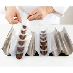 Best Cerf Dellier Plaque 6 gouttières à tuiles inox de 42 mm 35x30 cm