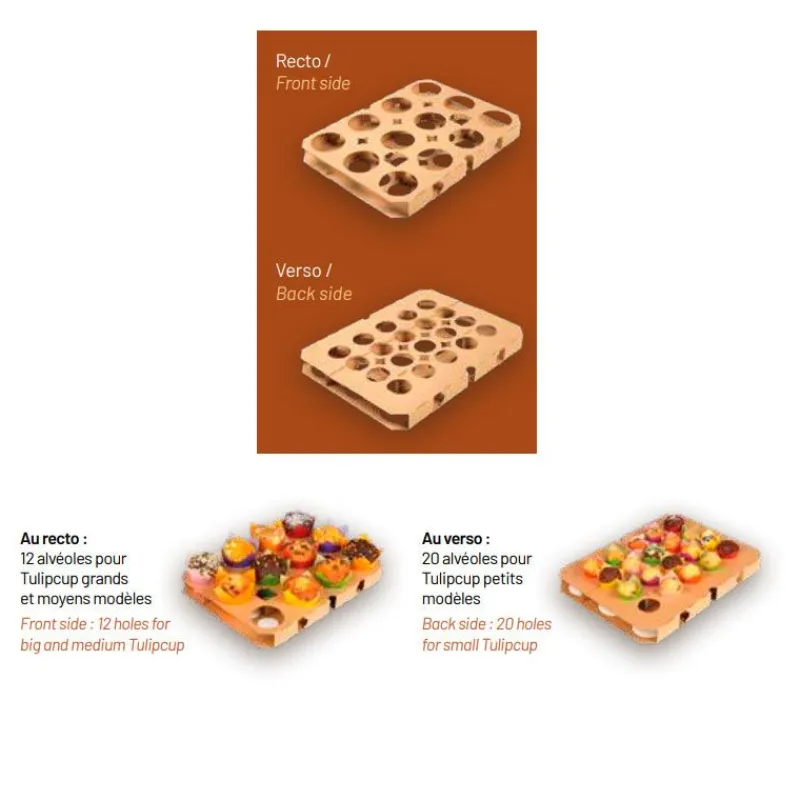 Online Cerf Dellier Plaque de cuisson pour Tulipcup (x5)
