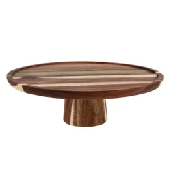 Online Cerf Dellier Plateau en bois H 10,5 cm Ø26 cm