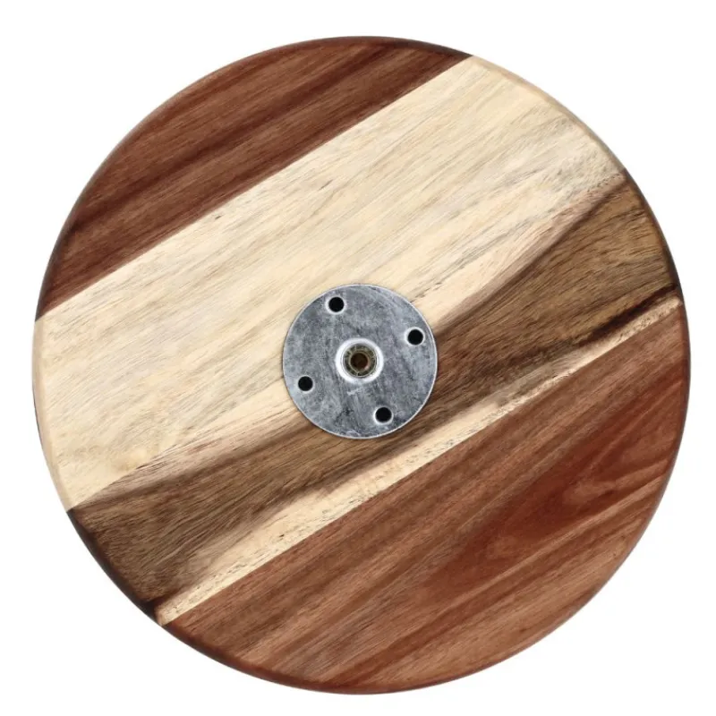 Online Cerf Dellier Plateau en bois H 10,5 cm Ø26 cm