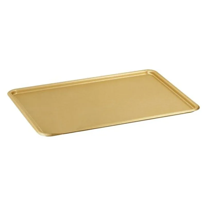 Best Cerf Dellier Plateau pâtissier alu or bords ronds 24 cm