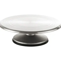 Sale Cerf Dellier Plateau tournant aluminium 32x9,5 cm