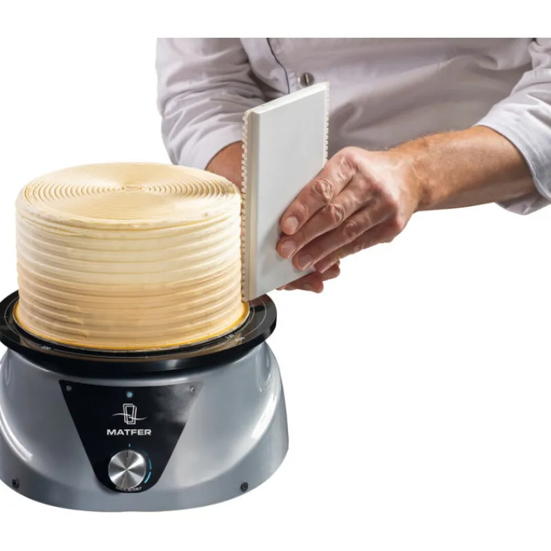 Hot Cerf Dellier Plateau tournant électrique de 1 à 80 tours/minute 24x12 cm