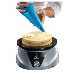 Hot Cerf Dellier Plateau tournant électrique de 1 à 80 tours/minute 24x12 cm