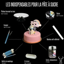 Discount Cerf Dellier Plateau tournant pâtisserie en métal