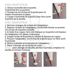 Outlet Cerf Dellier Poche à douilles jetable PME (x12)