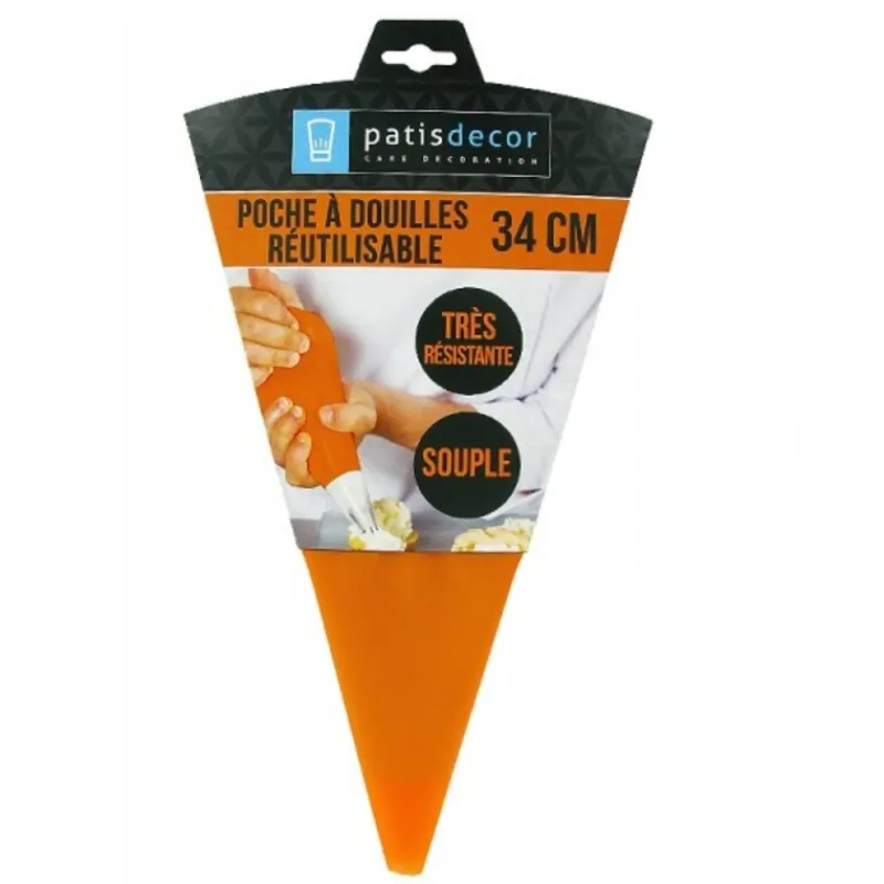 New Cerf Dellier Poche a douilles réutilisable 34 cm