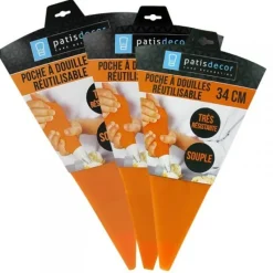 New Cerf Dellier Poche a douilles réutilisable 45 cm