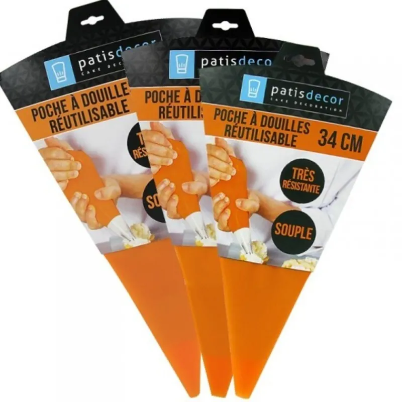 New Cerf Dellier Poche a douilles réutilisable 45 cm