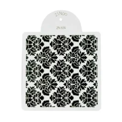 Sale Cerf Dellier Pochoir pâtisserie baroque