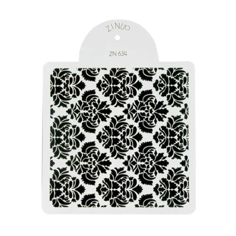 Sale Cerf Dellier Pochoir pâtisserie baroque