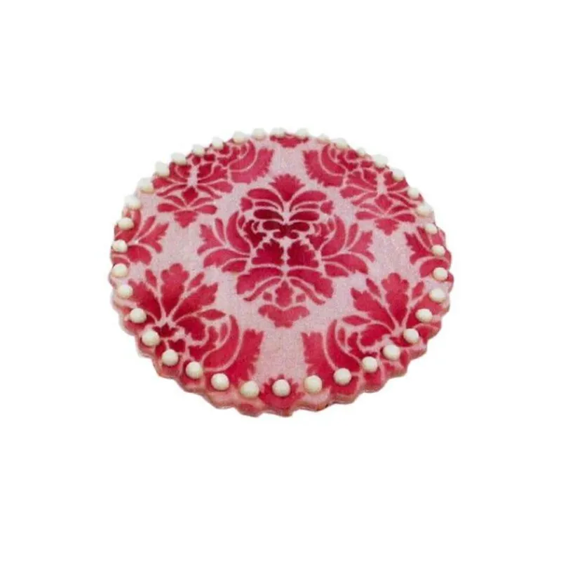 Sale Cerf Dellier Pochoir pâtisserie baroque