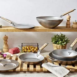 Discount Cerf Dellier Poêle ronde en Minéral B bois - Ø 28 cm