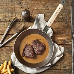 Discount Cerf Dellier Poêle ronde en Minéral B bois - Ø 28 cm