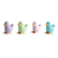 Outlet Cerf Dellier Poussins sur pique plastique assortis (x64)