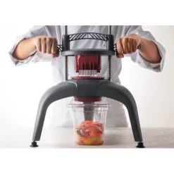 Cerf Dellier Prep Chef outil coupe-tomates rondelles lames inox épaisseur 5 mm