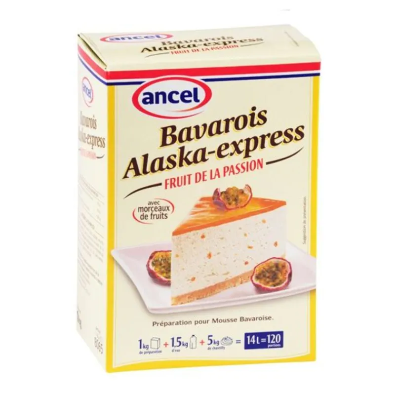 New Cerf Dellier Préparation bavarois fruits de la passion Alaska 1 kg