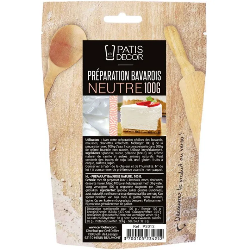 Online Cerf Dellier Préparation bavarois Gel Neutre