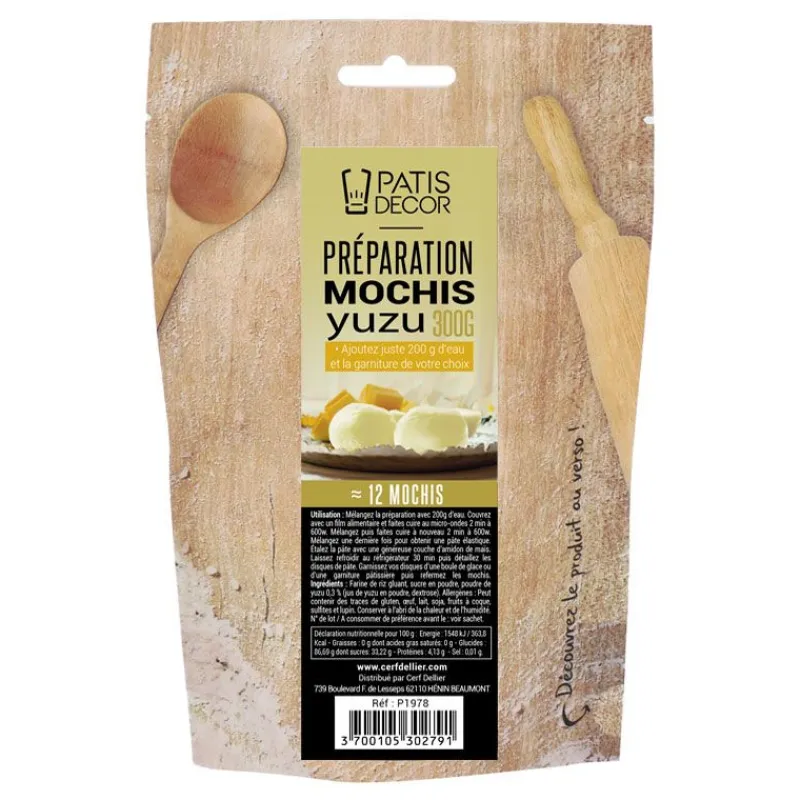 Hot Cerf Dellier Préparation mochis yuzu 300 g