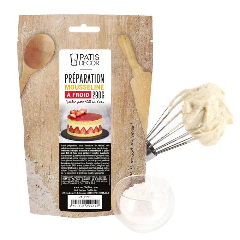 Sale Cerf Dellier Préparation mousseline à froid 290 g