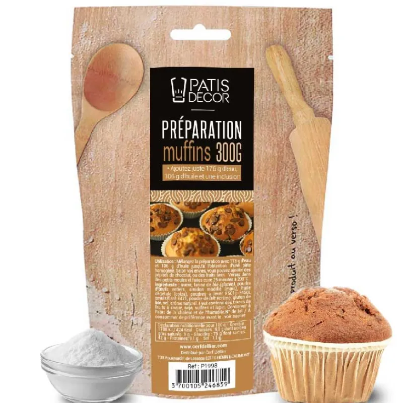 Clearance Cerf Dellier Préparation muffins 300 g