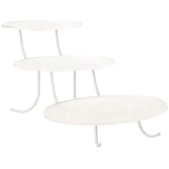 Online Cerf Dellier Présentoir 3 plateaux ovales assortis