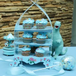 Hot Cerf Dellier Présentoir cage à oiseaux bleu