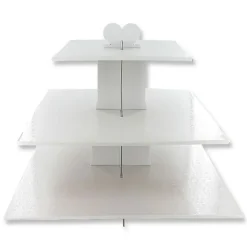 Online Cerf Dellier Présentoir cupcakes blanc carré