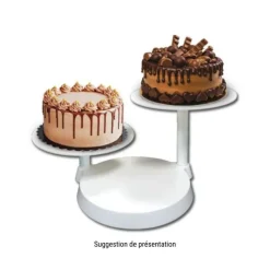 Hot Cerf Dellier Présentoir gâteaux 2 étages