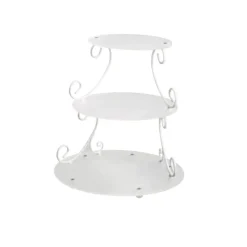 Sale Cerf Dellier Présentoir romantique 3 plateaux ovales