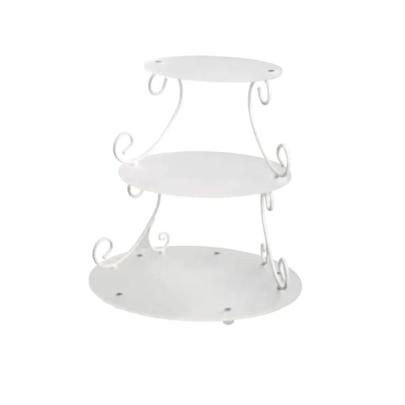 Sale Cerf Dellier Présentoir romantique 3 plateaux ovales