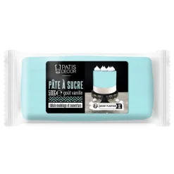 Clearance Cerf Dellier Pâte à sucre bleu ciel 500 g - DDM 09/24