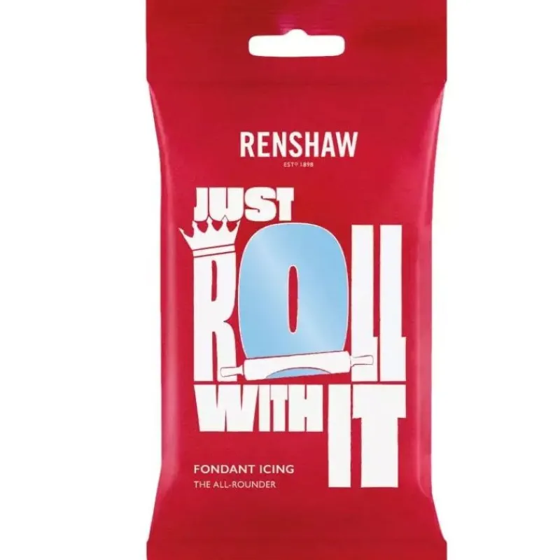 New Cerf Dellier Pâte à sucre Bleu Ciel Renshaw 250 g