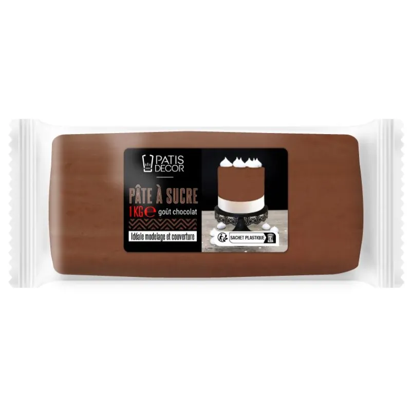 Outlet Cerf Dellier Pâte à sucre marron 1 kg