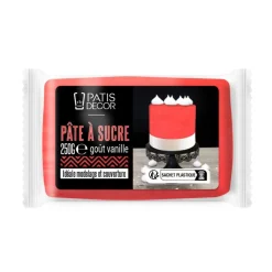 Clearance Cerf Dellier Pâte à sucre rouge 250 g