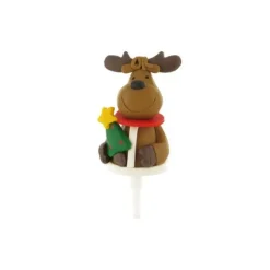 Cerf Dellier Renne de Noël sur pique