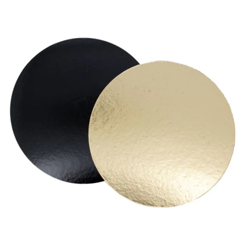 Hot Cerf Dellier Rond carton or / noir (x 100)