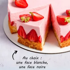 Discount Cerf Dellier Ronds blancs et noirs Ø 30 cm (x5)