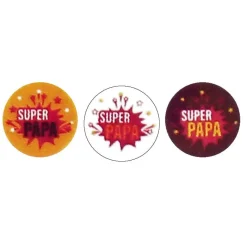 Sale Cerf Dellier Ronds chocolat Super Papa / Super Héros assortis (x 40) - DDM 10/24