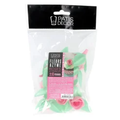 Online Cerf Dellier Roses roses avec feuilles x10