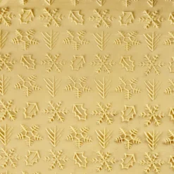 New Cerf Dellier Rouleau empreintes en bois thème Hiver