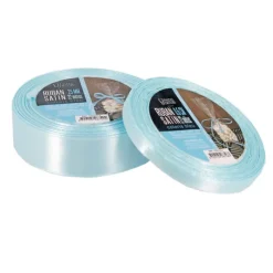 Cerf Dellier Ruban bleu satin (22 m)