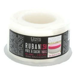 Sale Cerf Dellier Ruban pâte à sucre coeurs h 5 cm (1,25 m)