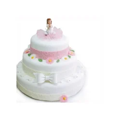 Hot Cerf Dellier Ruban pâte à sucre rose arabesques (1,25 m)