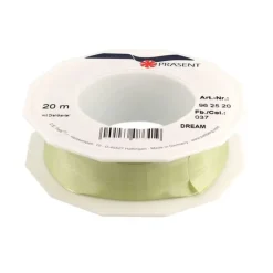 Clearance Cerf Dellier Ruban vert anis 25 mm (20 m)